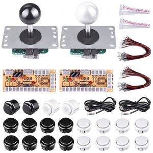 Odseven 2-Player <strong>Arcade</strong> Buttons and Joystick DIY <strong>Raspberry</strong> <strong>Pi</strong> Game Kit - Product Image 2
