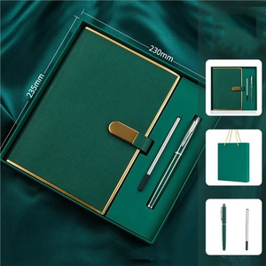 Luxury Custom PU Leather <strong>Notebook</strong> Journal A5 <strong>Notebook</strong> Gift Set for Business - Product Image 5
