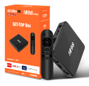 Canale multifunzione Amlogic S905Y4 set-top box 2 + 16GB 4K software di visualizzazione aggiorna automaticamente Android 11 + ATV