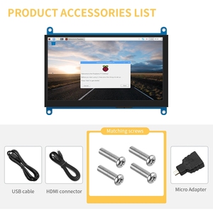 IPS 7 pollici schermo AIDA64 Display LCD mini pc Touch Module 1024x600 per Raspberry Pi 3 Pi4 PC monitor monitor orange pi