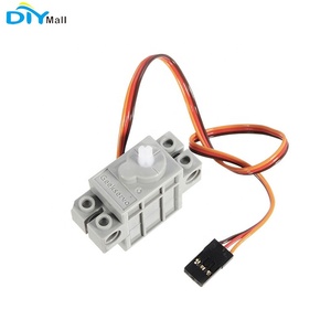 Серводвигатель Geekservo сервопривод серого цвета с проводом для Micro:bit Smart Car 3P Dupont или PH2.0-3P соединительный кабель, 3-5 В, 270 градусов