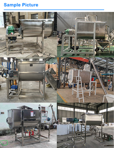 Ngang Ribbon thức ăn trộn Máy 300L 500L thức ăn gia súc lúa mì ngô bột trộn động vật lợn bò thức ăn trộn - Product Image 5