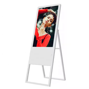 Портативный умный внутренний киоск Android сетевой рекламный плеер Lcd Signage Digital A Board - Product Image 3