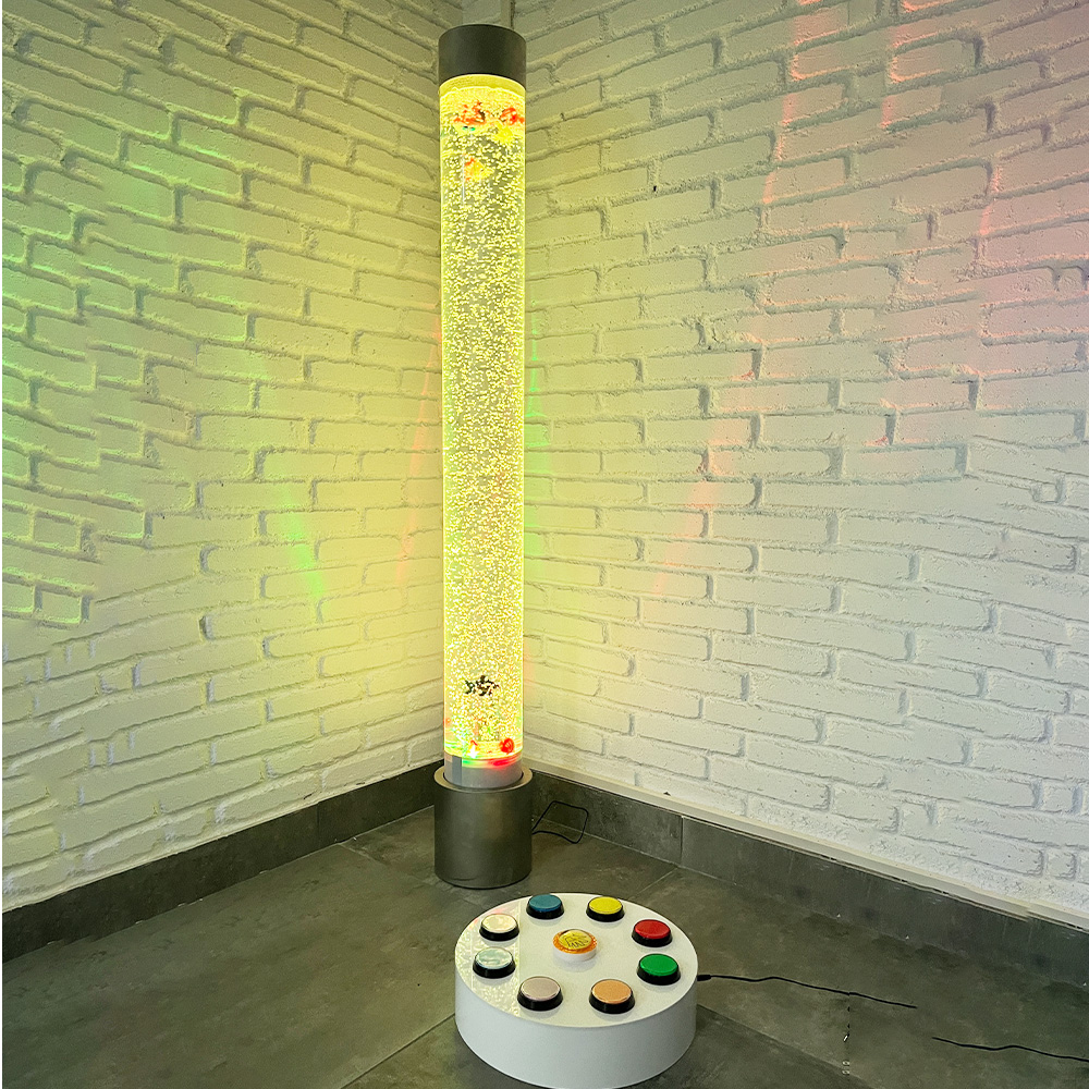 tubo a bolle colorato H180cm con controller