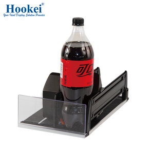 <strong>Automatic</strong> Drink Dispenser Spring <strong>Loaded</strong> Fridge Beverage <strong>Shelf</strong> Pusher Glide Width-adjustable Pusher Slide Rail With Roller <strong>Shelf</strong> - Product Image 2