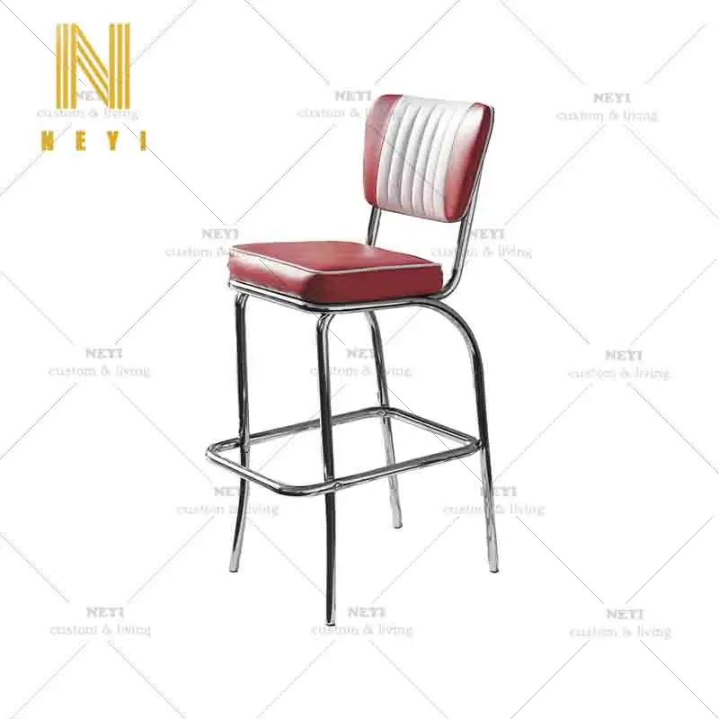 NEYI vendita calda personalizzata retrò 1950 stile industriale antico usato ristorante cabine divano panca Set American Diner Booth posti a sedere