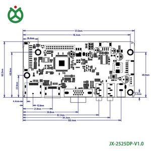 Señal de entrada DP salida LVDS Monitor LCD placa controladora VGA para HD MI DP puerto de pantalla Max 1920*1080 60Hz Monitor pantalla LVDS