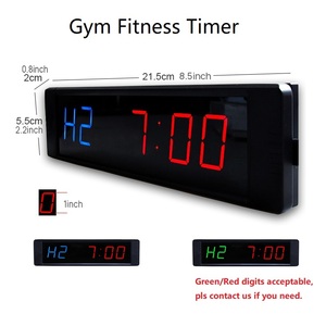 Portatile 1 pollice digitale funzioni Multiple conto alla rovescia conto del cronometro orologio a LED intervallo Timer per la palestra di casa Fitness allenamento - Product Image 3