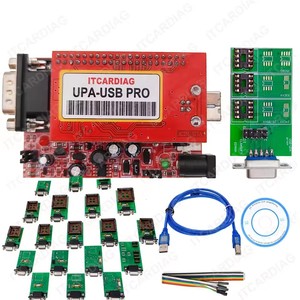 UPA USB PRO V1.3 Full Set with Test Cable ECU Chip Tunning Full Script Upa Usb Programmer Full Eeprom Adapter Tool