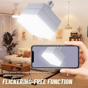 Großhandel 9W E27 B22 Basis <span class=keywords><strong>LED</strong></span> Glühbirne Quadrat 3000K 6500K Graugold mit 3000K 6500K Warmweiß 9W <span class=keywords><strong>LED</strong></span> Glühbirne - Product Image 5