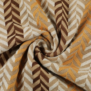 Nóng Bán Dệt Kim Duy Nhất Jacquard Vải 85% Polyester 10% <span class=keywords><strong>Linen</strong></span> 5% Spandex Vải Jacquard Nhuộm Vải Cho Trang Phục - Product Image 4