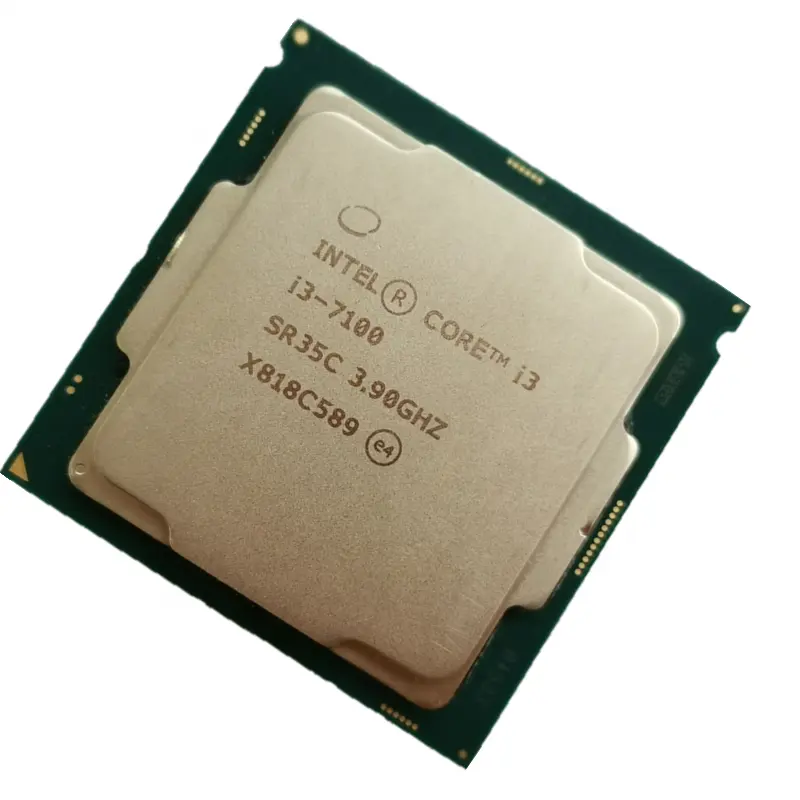 गर्म बिक्री I3 7100 7th पीढ़ी दोहरी कोर प्रोसेसर सॉकेट LGA1151 प्रोसेसर I3 7100