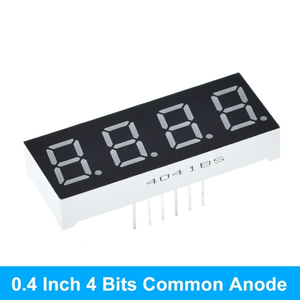0,4 Zoll Digital Tube LED-Anzeige 1Bit 2 Bit 3 Bit 4 Bit Uhr Common Anode Kathode 0,4 "7 Segment LED DIY Red Board - Product Image 6