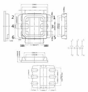Jstronic Full Color 3030 Smd <strong>RGB</strong> 1.5W Chip <strong>LED</strong> Diode for Headlight Stage Light - Product Image 6