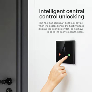 Glomarket akıllı ev kontrol paneli dokunmatik ekran 4 inç çok fonksiyonlu WiFi ev arka plan müzik sistemi Tuya Zigbee ağ geçidi - Product Image 5