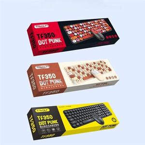 Juego de teclado de ratón inalámbrico para juegos TF350 2,4G, juego de teclado y ratón para ordenador de oficina en casa - Product Image 1