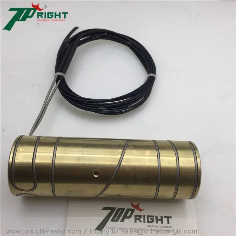 Stainless steel Hot runner system coil brass nozzle heaters for plastic injection molds