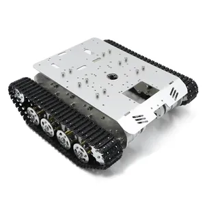 Cheapest 8KG Big Load Shock Absorb Tracked Robot Tank <strong>Car</strong> Chassis Smart Vehicle for <strong>Arduino</strong> with 12v Metal Encoder Motor - Product Image 1