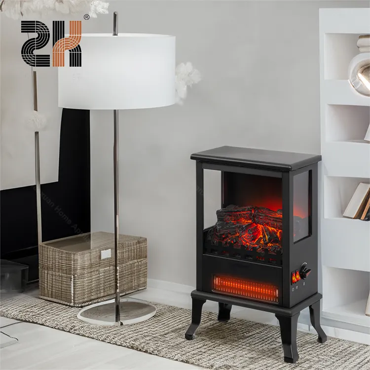 17 "3D lame odern OOD urning rereestanding Electric iireemplace Heater leclectric iireemplace Stove