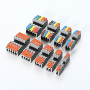 2604D Electrical Nut Lever Quick Compact Wiring <strong>Push</strong>-in Male Female Butt Quick <strong>Spring</strong> Wire Connector <strong>Terminal</strong> <strong>Block</strong> - Product Image 3