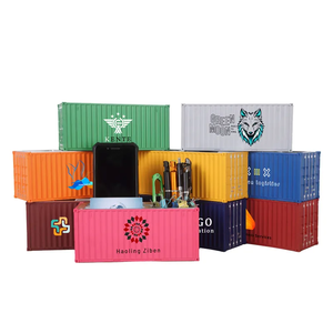 Hỗ trợ in logo tùy chỉnh bằng công nghệ UV - Hộp đựng bút bằng nhựa để bàn văn phòng với ngăn đựng danh thiếp và giá đỡ điện thoại - Product Image 3