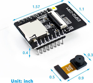 Modulo fotocamera ESP32-CAM-MB scheda sviluppatore Wifi originale AI ESP32-S ESP32 Cam GPS NMCU lente ESP32-CAM - Product Image 5