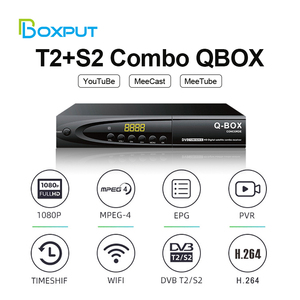 DVB T2 S2コンボQbox4kHD衛星受信機テレビボックステレビアンテナhdtv cccam dvb-s2 dvb-t2 dvb t2 s2デコーダーコンボセットトップボックスOEM - Product Image 4