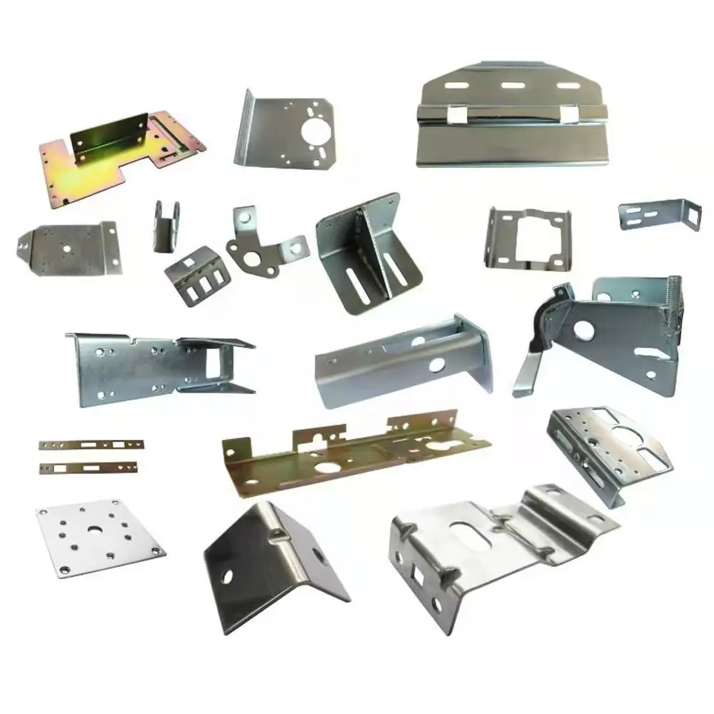 Factory OEM ODM galvanized power coating carbon steel laser cutting stamping parts processing sheet auto stamping metal parts