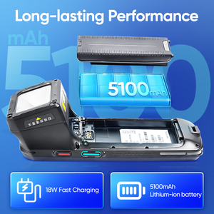FYJ F9824DPM 4' Octa-core Digital <strong>Keyboard</strong> Handheld Industrial Android Data Collector Handheld DPM Pda Scanner for Manufacturing - Product Image 5