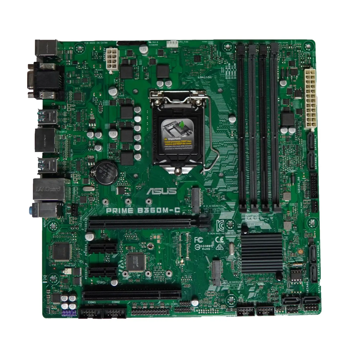 Placa base electrónica para ordenador de oficina, B360M-C principal LGA11551