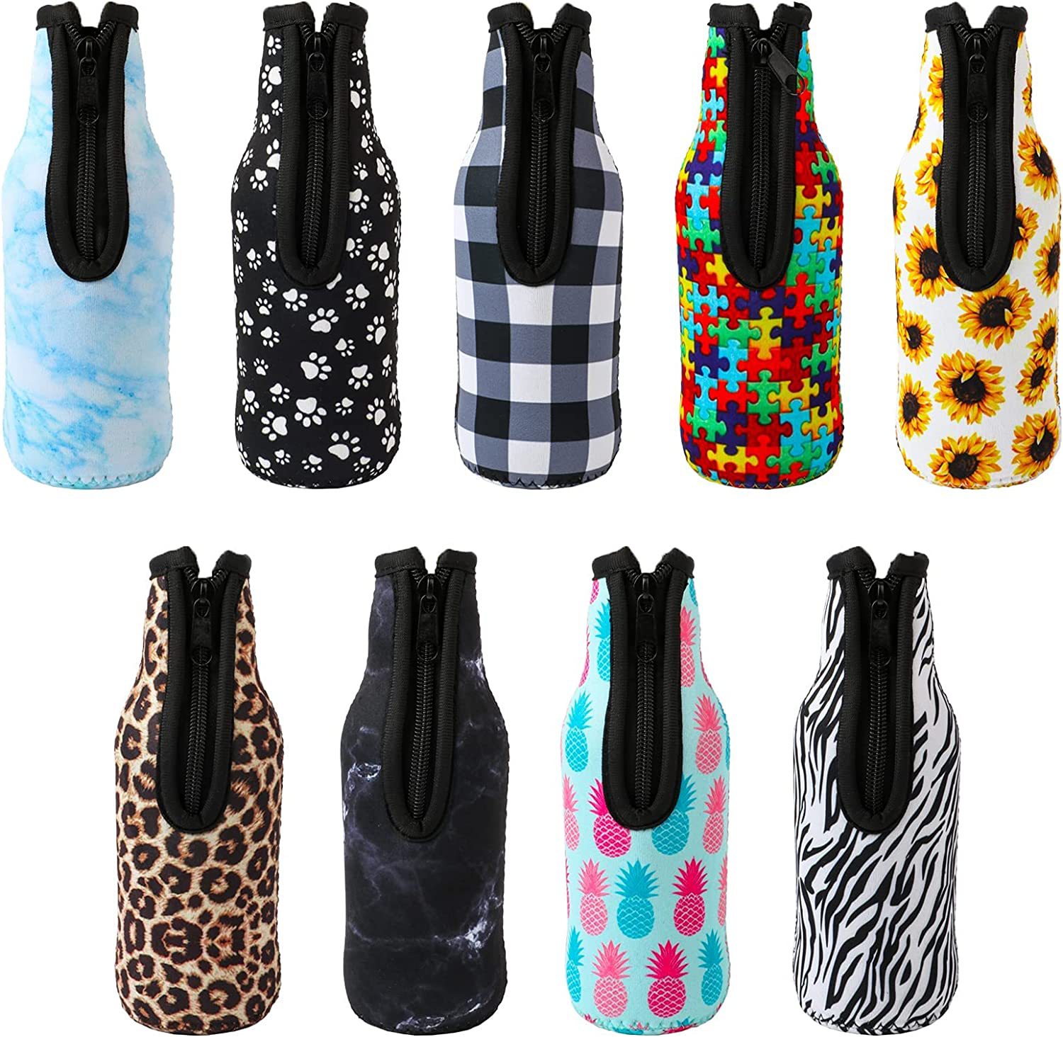 Funda para botella de cerveza de 330 ml * Set de bolsa de almuerzo de béisbol * Hexágono