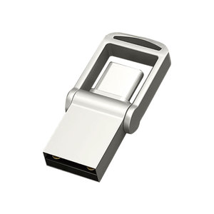 2 in 1 Dual USB C Flash Drive 2.0 tipo-C Memory Stick Thumb Drive per telefoni Android 4GB/8GB/16GB/64GB OTG Metal Flash Disk - Product Image 1