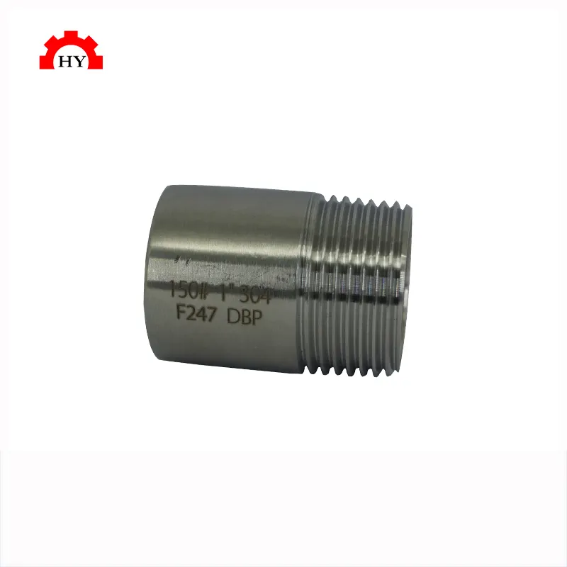 1/8"-2" Galvanized Forged Carbon Steel Hexagon External Thread Pipe Fitting nipple