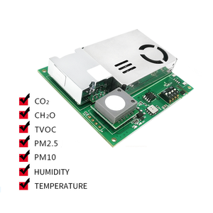 YYS M701 7In1環境大気質センサーモジュールRS485UART出力PM2.5 CO2 VOC HCHO温度と湿度のガスセンサー - Product Image 2