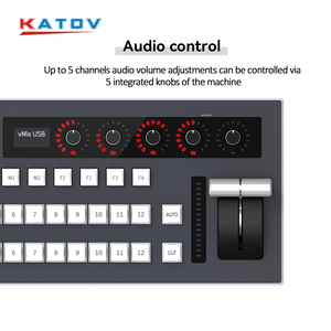 KATO VISION KT-KD50V canlı akış mikser switcher vmix video değiştirici yayın vMix yazılımı santral kontrol paneli - Product Image 5
