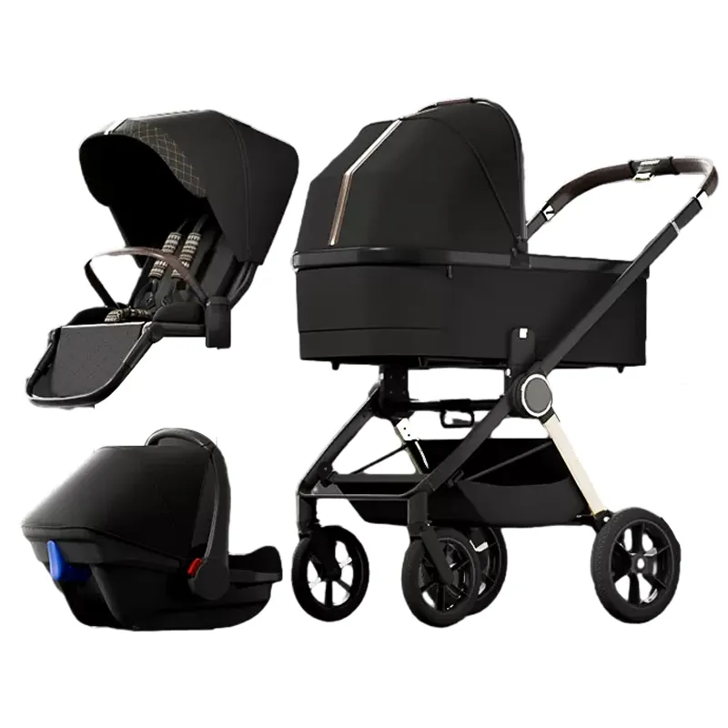 Multi Engrenagem Ajustável Leve Fácil Dobre Baby Carriage Travel Pram Stroller