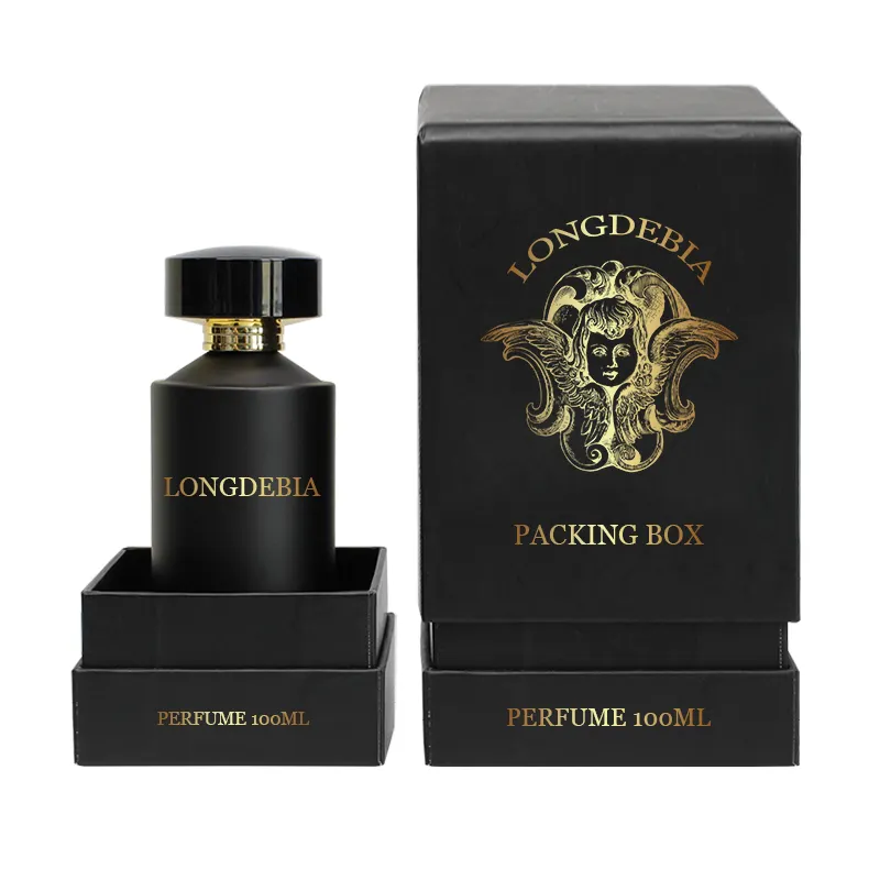Mejor precio botella de perfume vacía redonda 100mL botella de perfume de lujo con caja de regalo