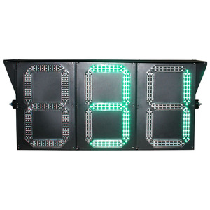 FAMA 1200x600 мм красный зеленый желтый Водонепроницаемый СВЕТОДИОДНЫЕ светофоры трехзначный таймер обратного отсчета 3 года пластиковые анти-УФ - Product Image 3