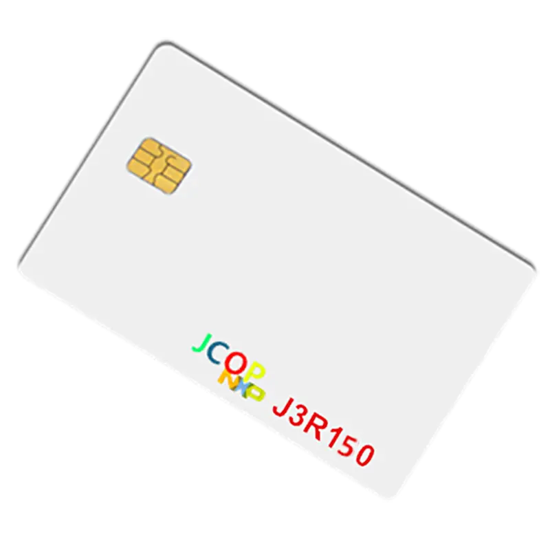 High Security Java Card 150K J3R150 Chip smart Cards JCOP 4 P71 Payment /EMV java Card with Dual interface