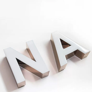 High End Custom LED Lighting Sign 3D Floating Front Light Modern Look Metal Acrylic Luminous Letter Sign - Product Image 5