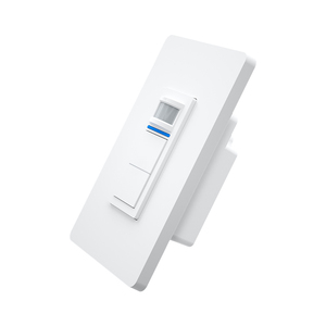 Interruptor de luz con sensor de movimiento inteligente Tuya, interruptor de pared activado por movimiento infrarrojo PIR WiFi de un solo polo, se requiere cable neutro