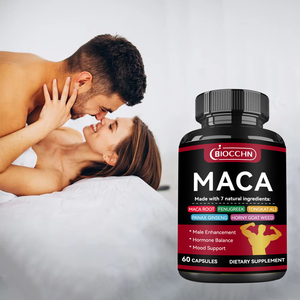 Oem Private Label Maca <span class=keywords><strong>Root</strong></span> Ginseng Fenegriek Ashwagandha Supplement Voor Mannen Helpt Met Stress, Stemming En Energie-Maca Capsules - Product Image 4
