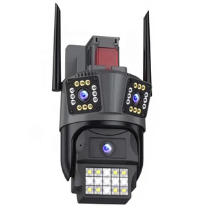 Cámara IP WIFI 8MP HD tres lentes PTZ cámara exterior 4K triple lente detección de movimiento alarma inteligente cámara de seguridad impermeable Ip66