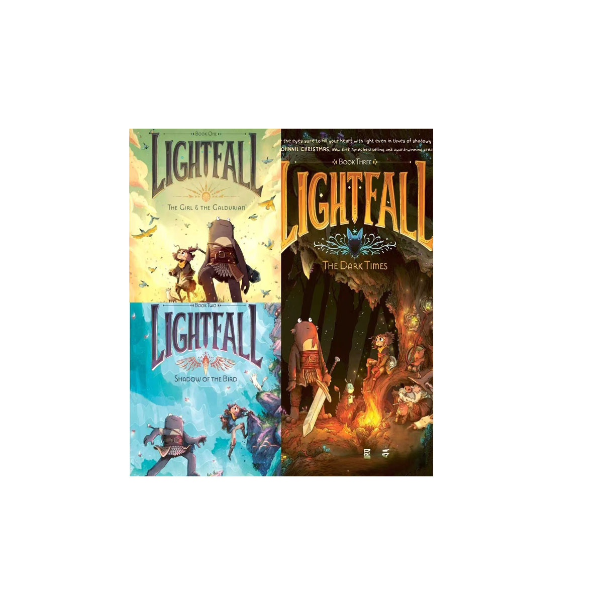 Lightfall 3 volumes colored dowling paper