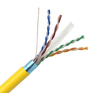 Venta caliente F/UTP Cat6A Cable Ethernet Cable de comunicación Cat6a Cable de red para monitoreo de seguridad de redes - Product Image 3