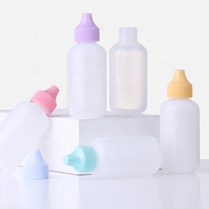 30毫升60毫升<span class=keywords><strong>LDPE</strong></span>空蕾丝胶塑料滴管瓶化妆瓶液体清洁剂眼睫毛延伸胶