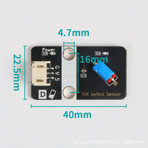 Módulo de sensor de inclinación Sensor de inclinación de bola de gravedad, conector PH2.0, para Arduino/Raspberry Pi/LEGO