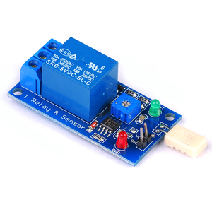 HR202 DC 5V 1 canale 1CH sensore di umidità modulo relè scheda di controllo modulo sensore di umidità modulo di alta qualità - Product Image 5