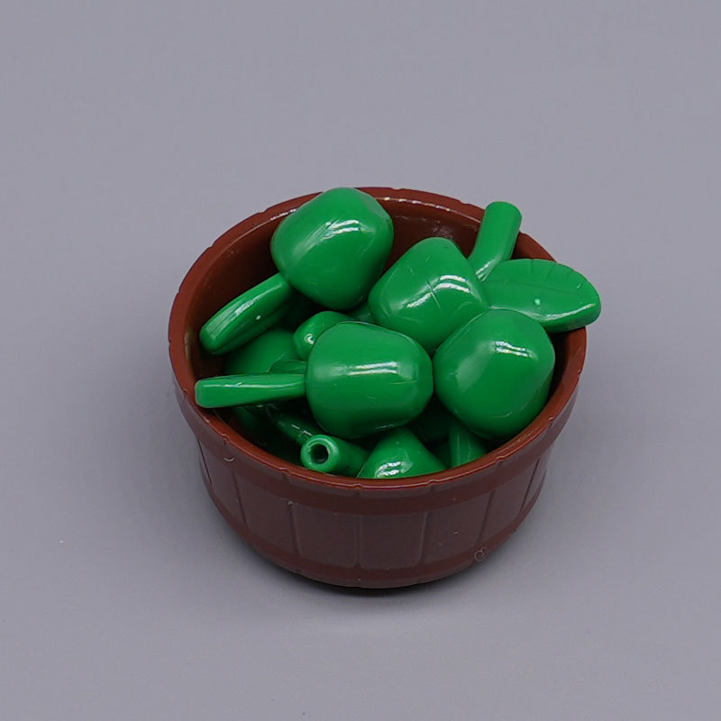 Fruits de pomme verte avec bol (6 pièces)