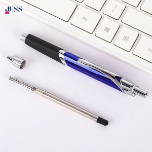 厂家定制金属三角圆珠笔带橡胶个性化广告点击圆珠笔带礼品盒 - Product Image 6